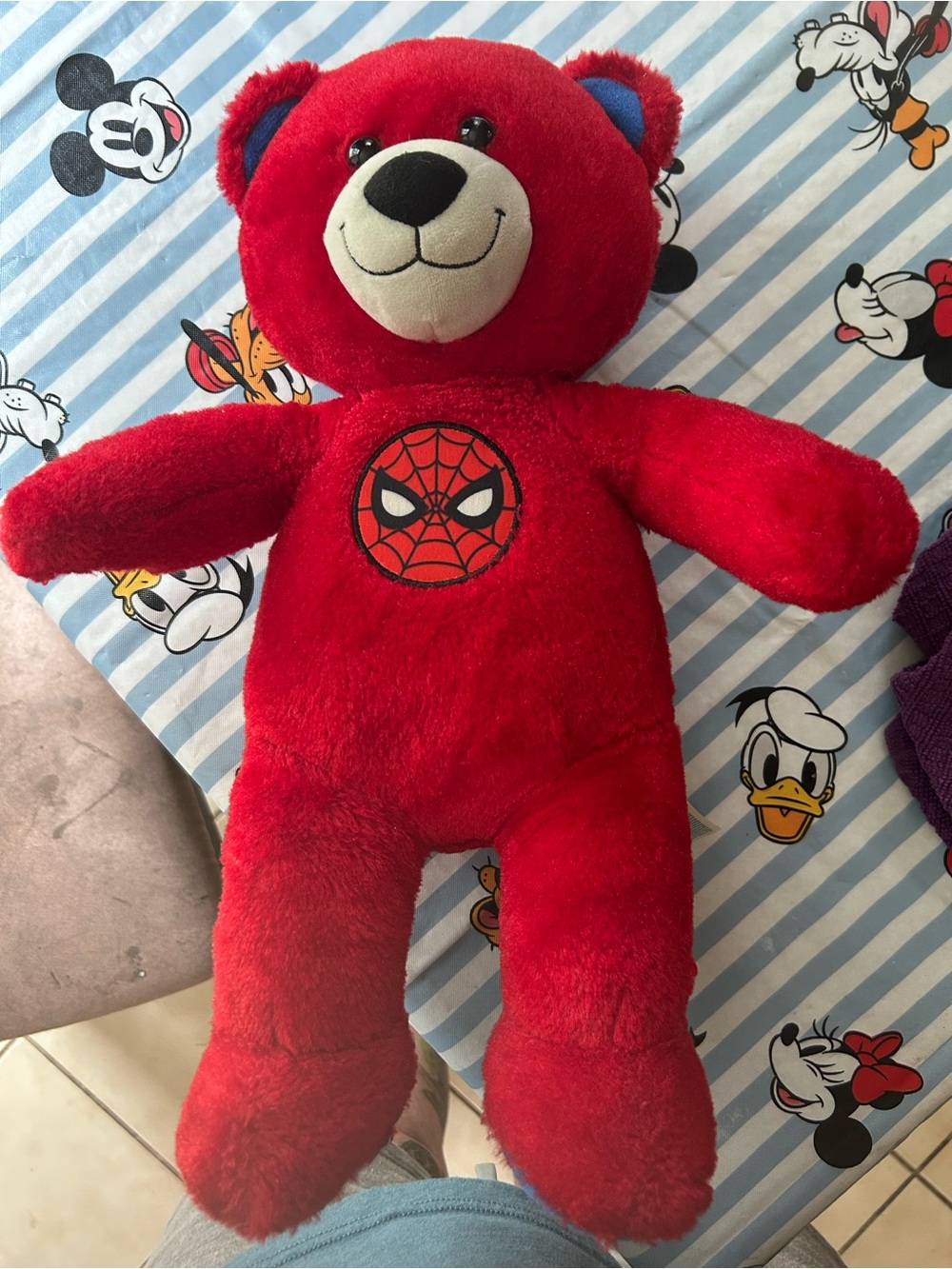 Red Spider-Man Build a bear- Soft Kids Toy